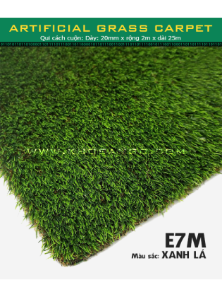 Thảm cỏ E7M-Xanh Lá