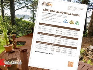 Báo giá thi công 1m2 sàn gỗ ngoài trời chịu nước