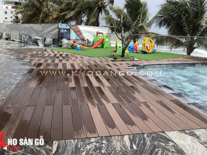 Hoàn thiện công trình gỗ nhựa ngoài trời Awood tại Phú Quốc