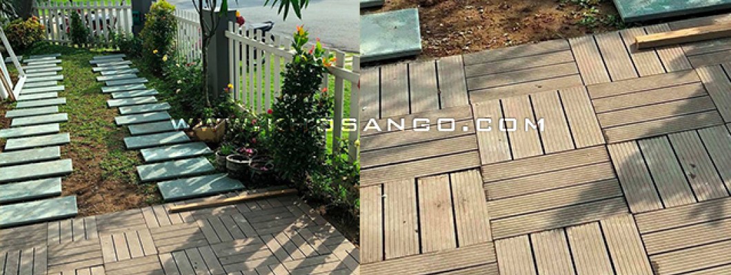 Hoàn thiện lắp vỉ sân vườn tại KDC Melosa, Quận 9 Hoàn thiện lắp vỉ sân vườn tại KDC Melosa, Quận 9