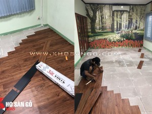 Hoàn thiện sàn nhựa 3K tại Nhà máy mì Colusa-Miliket