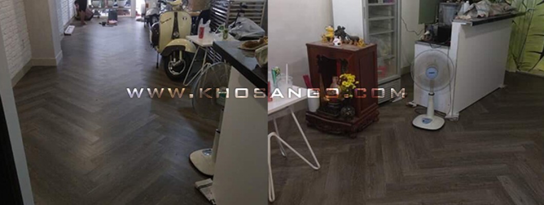 Hoàn thiện sàn nhựa dán keo tại Cư xá Đô Thành - Quận 3