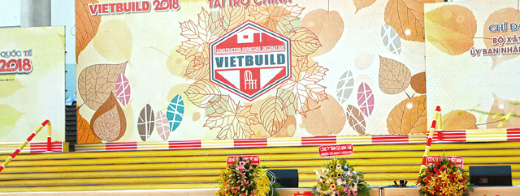 Kho sàn gỗ tại lễ khai mạc hội chợ triễn lãm Vietbuild 2018 Kho sàn gỗ tại lễ khai mạc hội chợ triễn lãm Vietbuild 2018