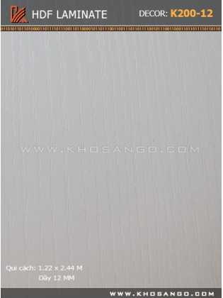 Ván lót gác HDF Laminate K200-12 Ván lót gác HDF Laminate K200-12