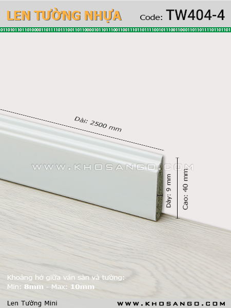 Len Tường nhựa TW404-4 Len Tường nhựa TW404-4