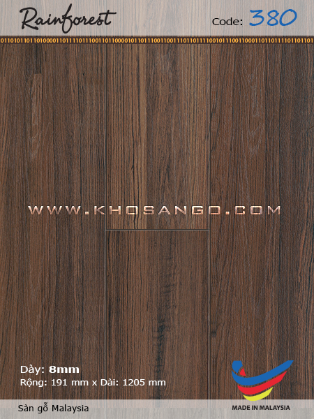 Sàn gỗ RainForest 380 Sàn gỗ RainForest 380