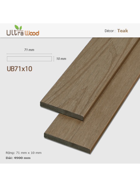 UltraWood UB71x10 Teak UltraWood UB71x10 Teak
