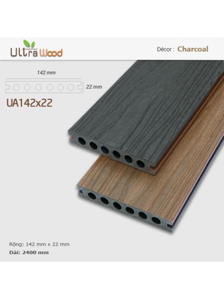 Ultra Wood UA142x22 Charcoal Ultra Wood UA142x22 Charcoal