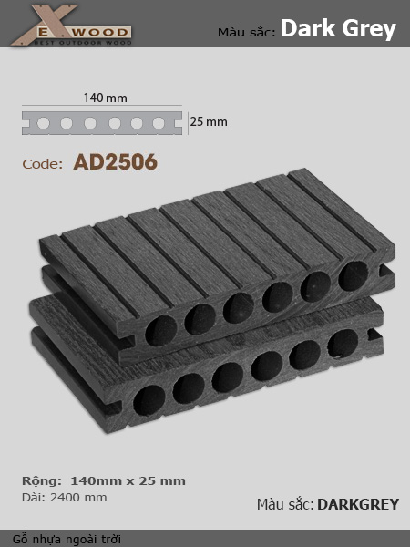 Sàn gỗ Exwood AD2506-darkgrey Sàn gỗ Exwood AD2506-darkgrey