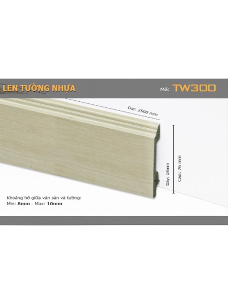 Len Tường nhựa TW300 Len Tường nhựa TW300
