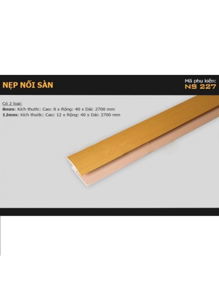 Nẹp nhựa nối sàn NS-227 Nẹp nhựa nối sàn NS-227