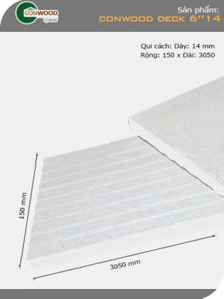 Sàn gỗ CONWOOD DECK 6 Sàn gỗ CONWOOD DECK 6