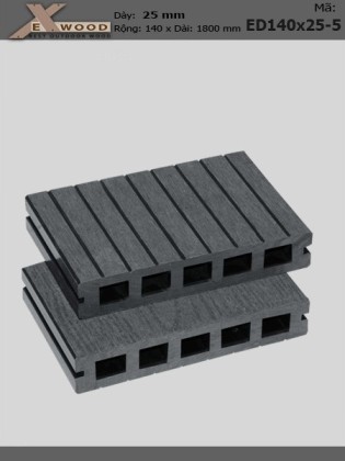 Sàn gỗ Exwood ED140x25-5 Dark Grey