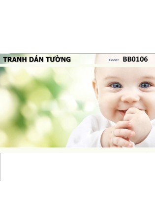 Tranh dán tường BABY BB0106 Tranh dán tường BABY BB0106