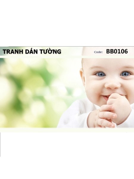 Tranh dán tường BABY BB0106 Tranh dán tường BABY BB0106