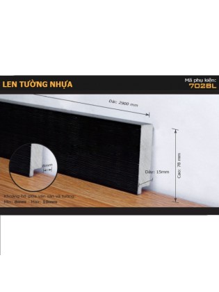 Len Tường nhựa 702BL Len Tường nhựa 702BL