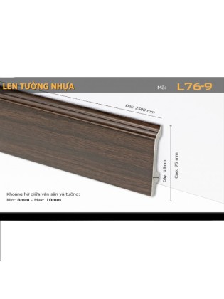 Len Tường nhựa L76-9 Len Tường nhựa L76-9
