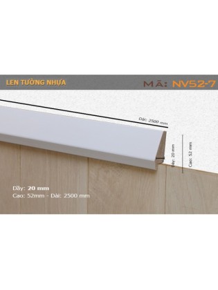 Len Tường nhựa NV52-7 Len Tường nhựa NV52-7