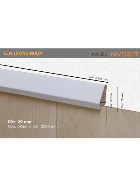 Len Tường nhựa NV52-7 Len Tường nhựa NV52-7