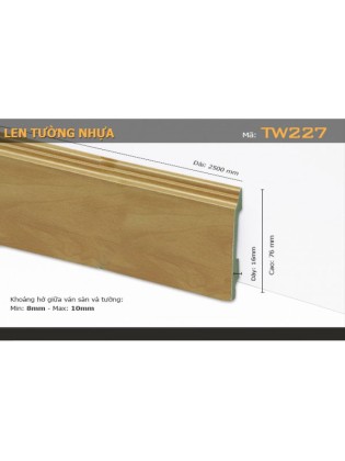 Len Tường nhựa TW227 Len Tường nhựa TW227