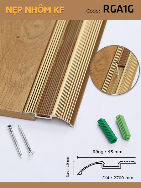 Nẹp nhôm KF RGA1G