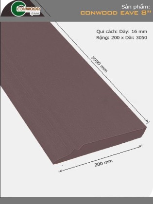 Thanh mái diềm CONWOOD 8 Thanh mái diềm CONWOOD 8