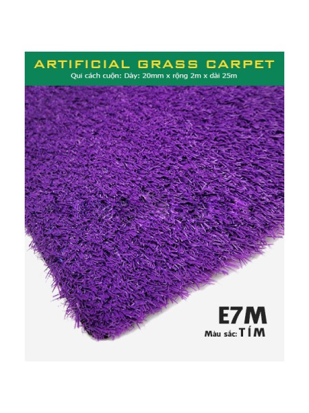 Thảm cỏ E7M-Tím Thảm cỏ E7M-Tím