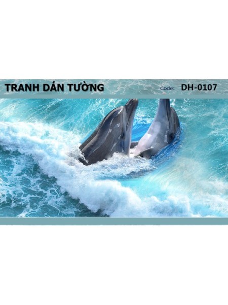 Tranh dán tường Đại Dương 3D DH-0107 Tranh dán tường Đại Dương 3D DH-0107