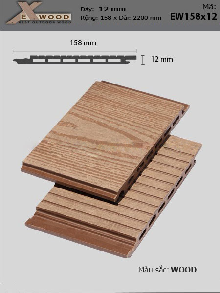 Ốp Tường Exwood EW158x12 Wood Ốp Tường Exwood EW158x12 Wood