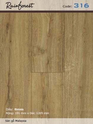 Sàn gỗ RainForest 316 Sàn gỗ RainForest 316