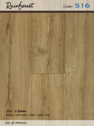 Sàn gỗ RainForest 516 Sàn gỗ RainForest 516