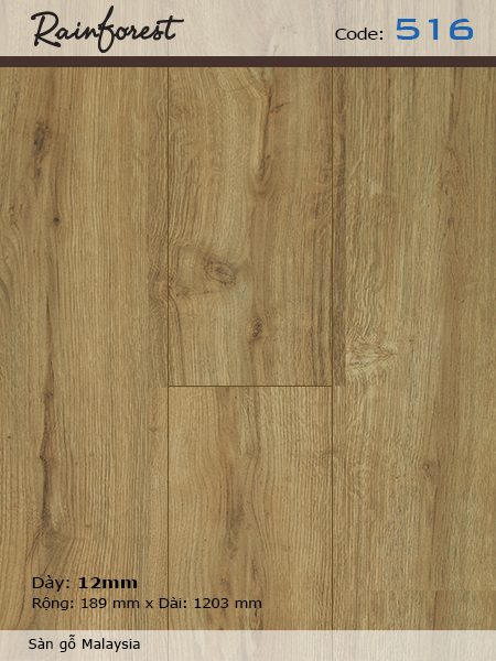 Sàn gỗ RainForest 516 Sàn gỗ RainForest 516