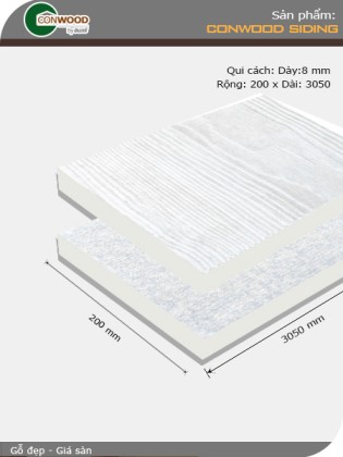 Ốp tường CONWOOD siding 8 Ốp tường CONWOOD siding 8