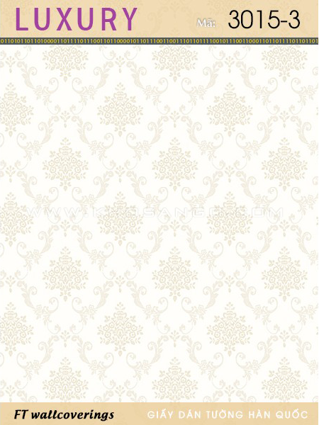Giấy Dán Tường Luxury 3015-3 Giấy Dán Tường Luxury 3015-3