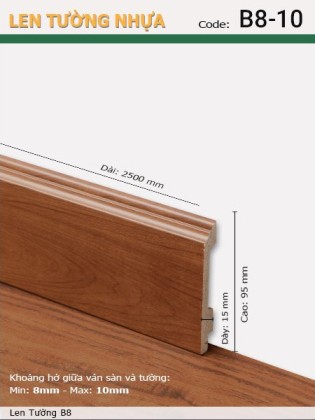 Len Tường nhựa B8-10 Len Tường nhựa B8-10