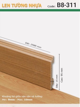 Len Tường nhựa B8-311 Len Tường nhựa B8-311