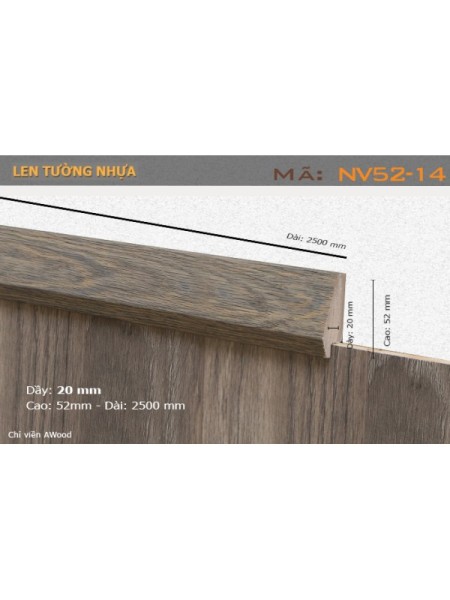 Len Tường nhựa NV52-14 Len Tường nhựa NV52-14