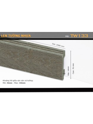 Len Tường nhựa TW133 Len Tường nhựa TW133
