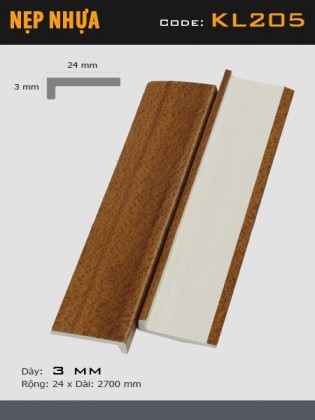 Nẹp nhựa KL205 Nẹp nhựa KL205