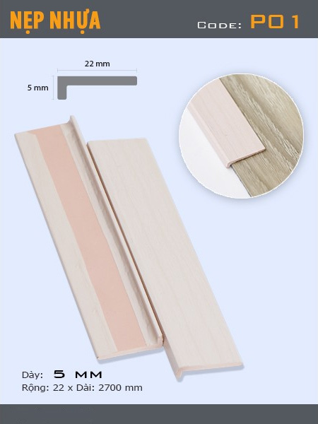 Nẹp nhựa P01 Nẹp nhựa P01