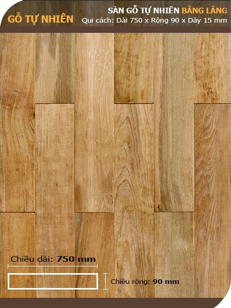 Sàn gỗ Bằng lăng 750mm Sàn gỗ Bằng lăng 750mm
