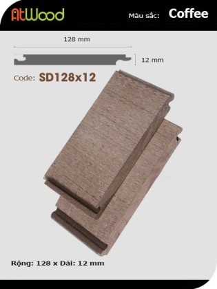 Sàn gỗ ngoài trời ATwood SD128x12-Coffee Sàn gỗ ngoài trời ATwood SD128x12-Coffee