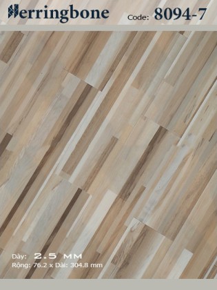 Sàn nhựa xương cá 8094-7 Sàn nhựa xương cá 8094-7