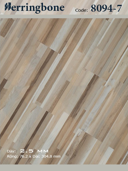 Sàn nhựa xương cá 8094-7 Sàn nhựa xương cá 8094-7