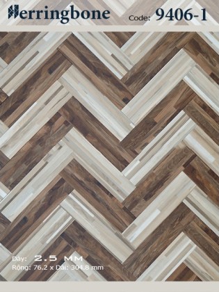 Sàn nhựa xương cá 9406-1 Sàn nhựa xương cá 9406-1