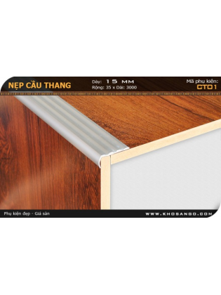 Nẹp nhôm cầu thang CT01 Nẹp nhôm cầu thang CT01