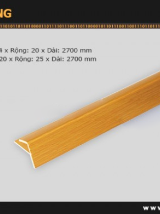 Nẹp nhựa cầu thang CT-227