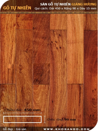 Sàn gỗ Giáng Hương 450mm Sàn gỗ Giáng Hương 450mm