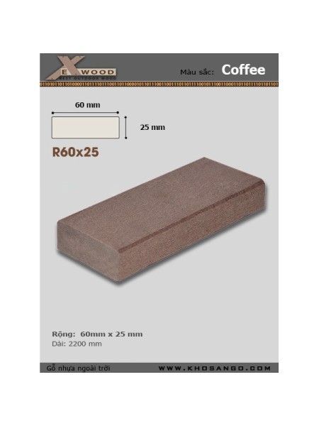 Exwood R60x25-coffee Exwood R60x25-coffee