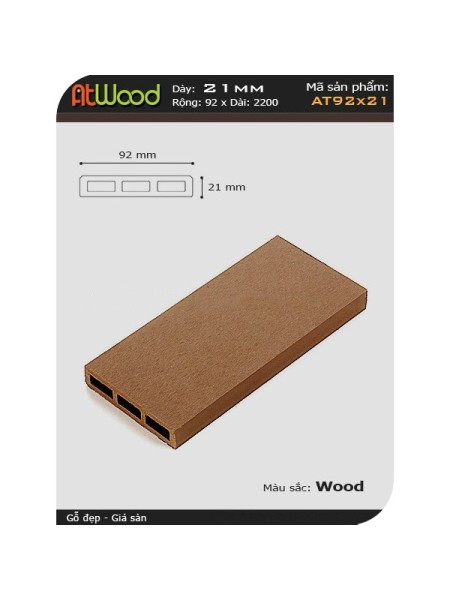 Gỗ Nhựa ATwood AT92x21 wood Gỗ Nhựa ATwood AT92x21 wood